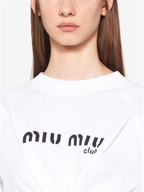 miu miu grey t shirt|miu shirts and sweatshirts.